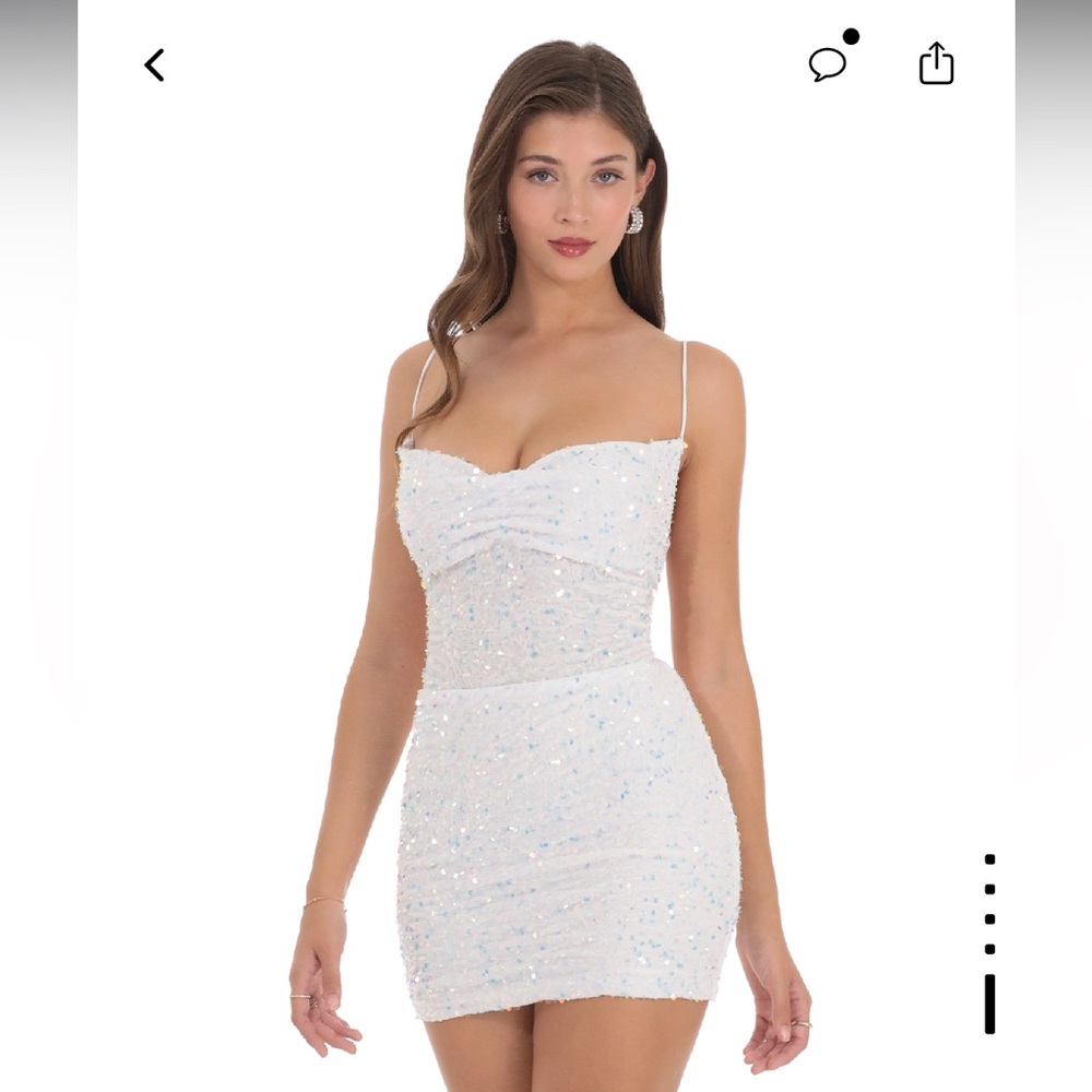 Lucy in the Sky Iridescent Sequin Dress